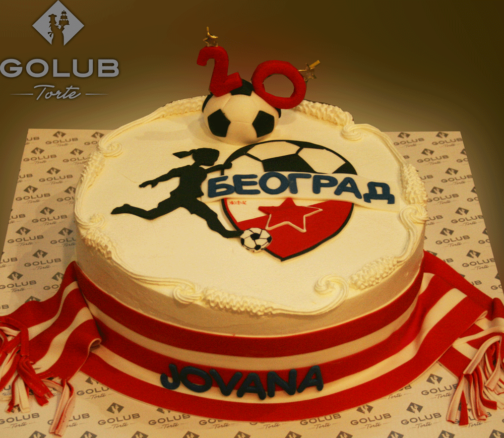 žfk crvena zvezda torta d328